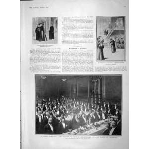  1903 CORDIALE DINNER COMMONS VATICAN CARDINAL INDIA WAR 