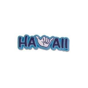  Shaka Hawaii Blue PVC Magnet