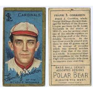  Frank Corridon 1911 T205 Tobacco Card   MLB Cards Sports 