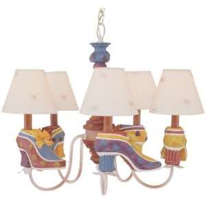  Shoes & Shades Chandelier 5 Light Multicolor