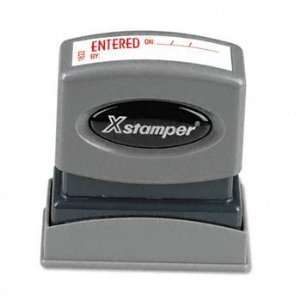  Xstamper® ECO GREEN One Color Title Stamp STAMP,ENTERED 