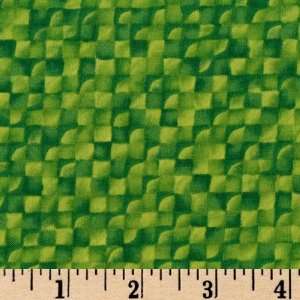  44 Wide Bee Happy Mini Checkerboard Lime Fabric By The 