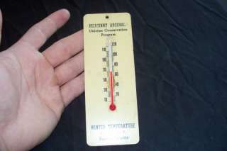   conservation program    crudely glued thermometer. see photos