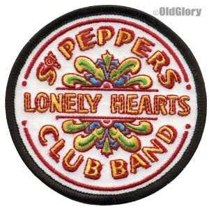  Beatles   Sgt Peppers Drum Patch Arts, Crafts & Sewing