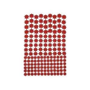  Red Classic Dresden Stars ~ 159 Assorted