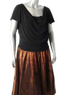SL Fashions NEW Plus Size Semi Formal Dress Black BHFO Sale 16W  