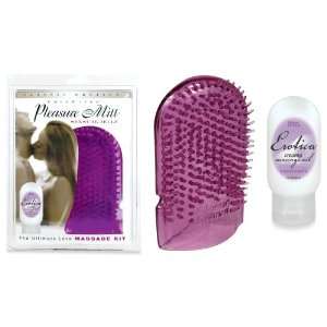  Pleasure Mitt Massage Kit, Purple Sensual Jelly Health 