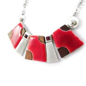  Necklace french touch Tijuana red. Jewelry