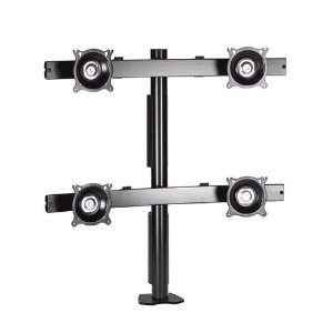 Chief K Series Quad Monitor Desk Clamp Mount for 10 24 inch Screens 