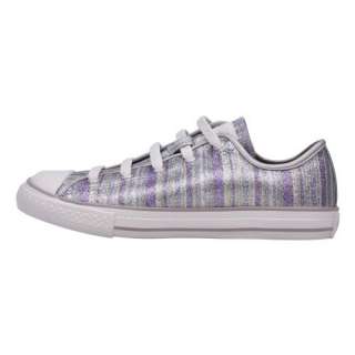 CONVERSE ALL STAR CHUCK TAYLOR SILVER LILAC SPARKLE SHIMMER SNEAKERS 3 