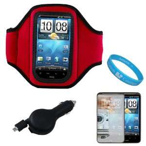  Workout Armband with Adjustable Velcro Strap for HTC Inspire 