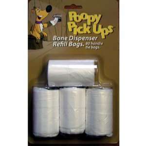    Bone Pet Waste Bag Dispenser Refills, 4 Roll Pack