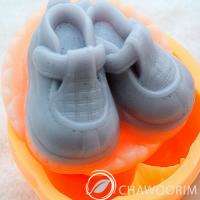 3D Moulds  A Pair of shoes Boy SET Silicone Soap Molds  