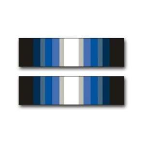   States Army Antarctica Service Medal Ribbon Decal Sticker 3.8 6 Pack
