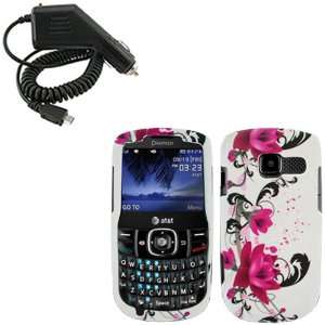 iFase Brand Pantech Link 2 P5000 Combo Red Flower on White 
