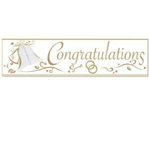  Congratulations Sign w/Tissue Bell Case Pack 108   532740 