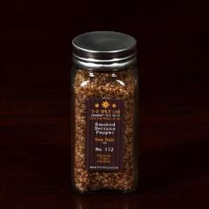 Smoked Serrano Salt   in Spice Bottle   Packaged by TheSpiceLab Inc 