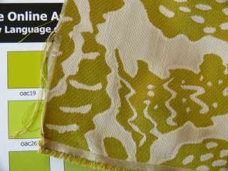   OUT HiEND 100%SILK CITRON GREEN GOLD TREE OF LIFE HEAVY 25x26  