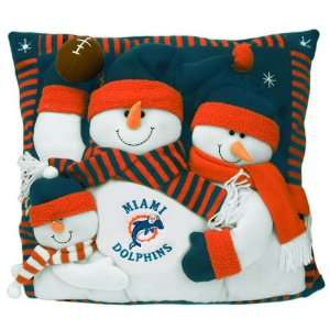   Snowman Family Decorative Christmas Throw Pillow