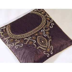  Chocolate Ethnic Home Decor Indian Bed Sofa Pillow 14 