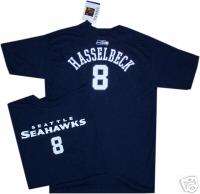 NWT MATT HASSELBECK RBK Seattle Seahawks L Shirt Jersey  