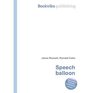  Speech balloon Ronald Cohn Jesse Russell Books