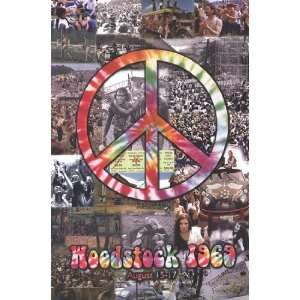  Woodstock Collage by Unknown 24x36