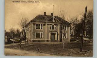 IVORYTON CT Grammar School c1910 Postcard  