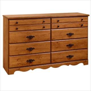 South Shore Prairie Double Country Pine Dresser 066311025361  