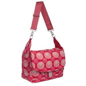    Lassig Bags LMB411 Gold Label Messenger Diaper Bag in Red Baby