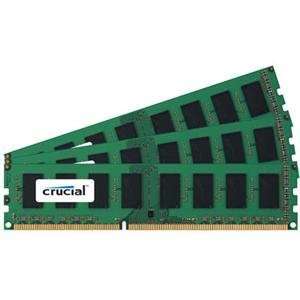  Crucial Technology, 6GB kit (2GBx3) DDR3 PC3 10600 