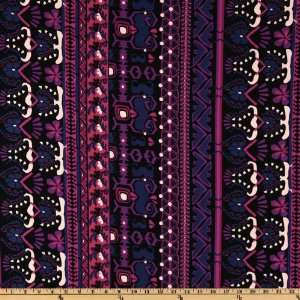    Wide Stretch Jersey ITY Knit Celebration Violet Fabric By The Yard