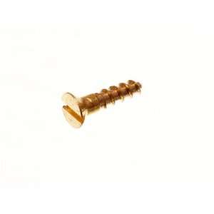 SCREWS No. 2 X 3/8 INCH SLOTTED CSK COUNTERSUNK SOLID BRASS ( pack of 