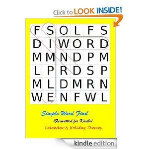 Simple Word Find (Seasonal & Holiday Puzzles) K. Lenart  