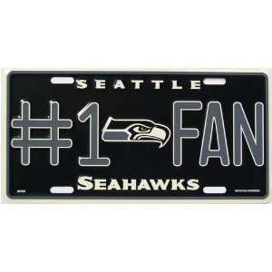 Seattle Seahawks #1 Fan License Plates Plate Tag Tags auto vehicle car 