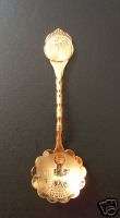 1982 KNOXVILLE TENNESSEE CREA DOR GOLD FILLED SPOON  