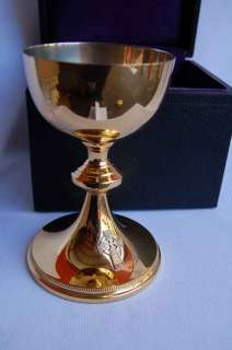 Nice older All Sterling Silver Chalice in Case +  