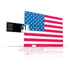 8GB Country Flag USA Credit Card USB 2.0 Flash Drive