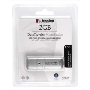    Kingston DTCRC/2GB USB 2.0+ Micro SD/M2 Reader  Electronics