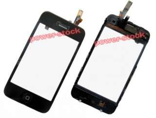 Black Glass Touch Screen Digitizer+Frame Bezel Assembly for Iphone 3GS 