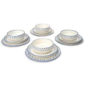 Serving dishes, Blue Guide (set for 4) 