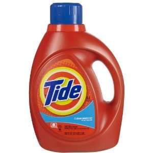  Tide 2x Concentrated Liquid Detergent Clean Breeze   64 