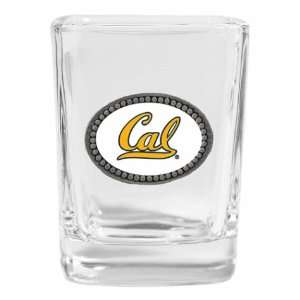  Cal Berkeley Bears 2 oz Glass Features Raised Matal School 