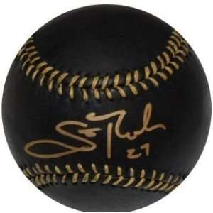  Signed Scott Rolen Baseball   Black IRONCLAD &