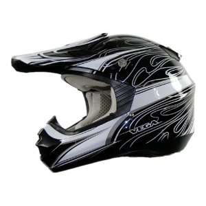  Vega NBX PRO Black Scorch Graphic Large Off Road Helmet 