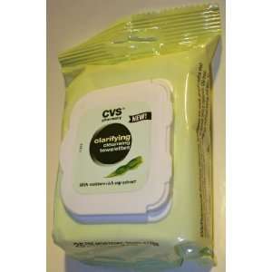 CVS Clarifying Cleansing Towelettes with Moisture Rich Soy Extract (25 