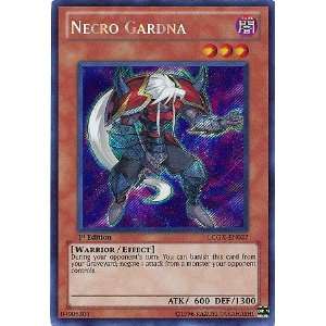   Single Card Necro Gardna LCGX EN027 Secret Rare Toys & Games