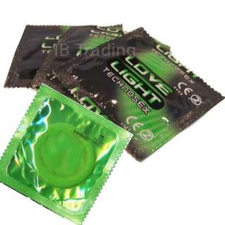 Love Light Glow in the Dark Glowing Condoms CE UK  