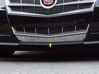 2008 2011 Cadillac CTS 1pc Stainless Lower Grill Accent  