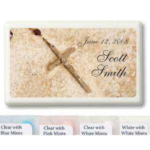 Wedding Favors Rosary Design Personalized Mint Container Favors (Set 
